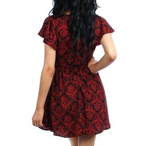 Damask print dress - Picture 3 of 3